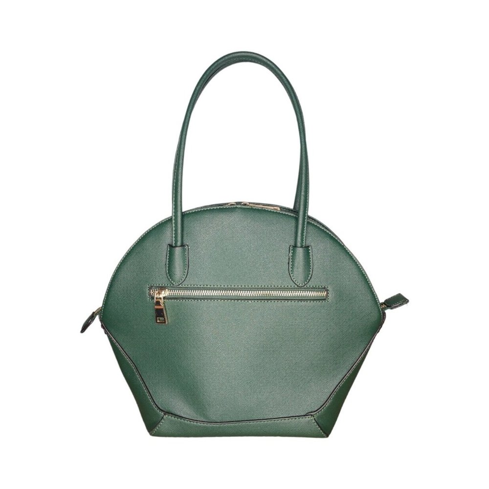 Forest Green Round / Circle Satchel Crossbody Bag